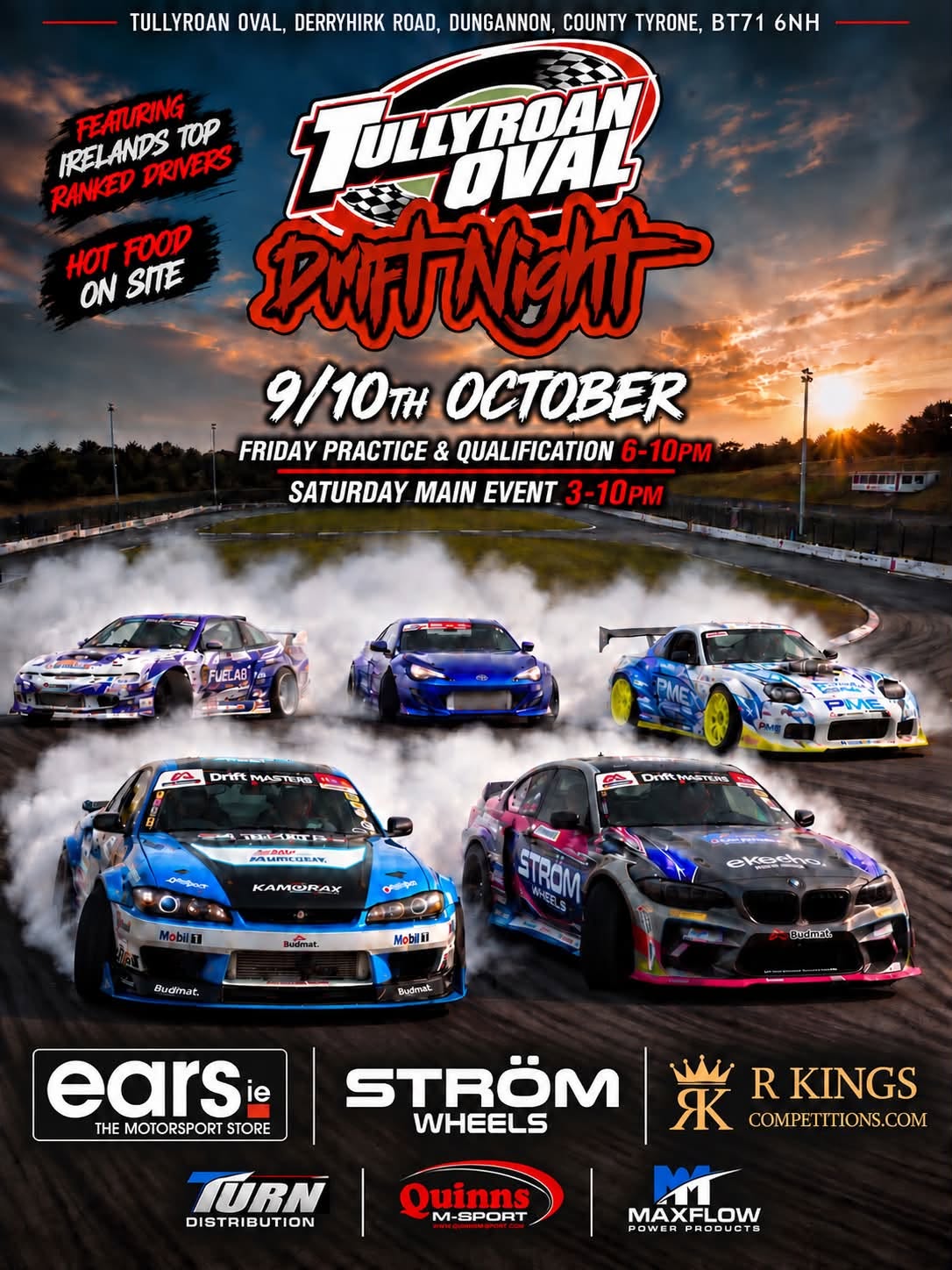 Tullyroan Oval Drift Night